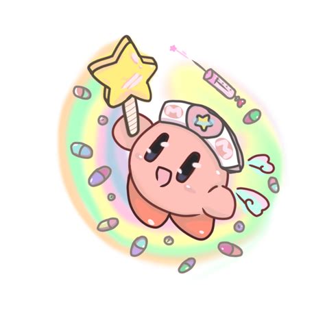 I Drew A Healer Kirby Concept Heal The Evil Away From Pop Star Rkirby