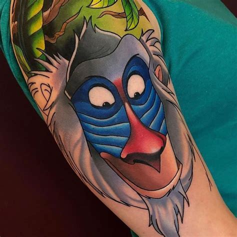 Rafiki Lion King Beautiful Disney Inspired Tattoos Rafiki Tattoo