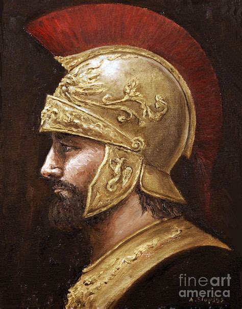 Ares Painting By Arturas Slapsys