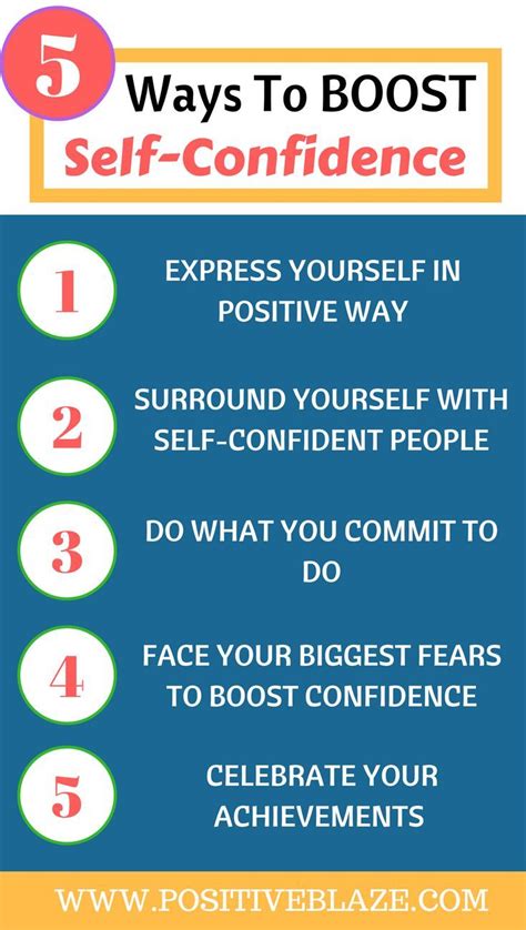 Ways To Boost Self Confidence Self Confidence Is Without Doubt The Most Important Tool To