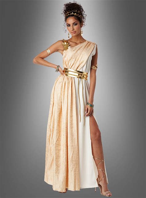 Greek Goddess Hera Costume Adult Golden Kost Mpalast