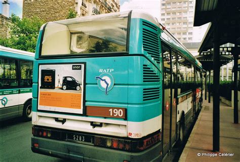 Les Tramwaysmétrorerbus De La Ratp Bus 190