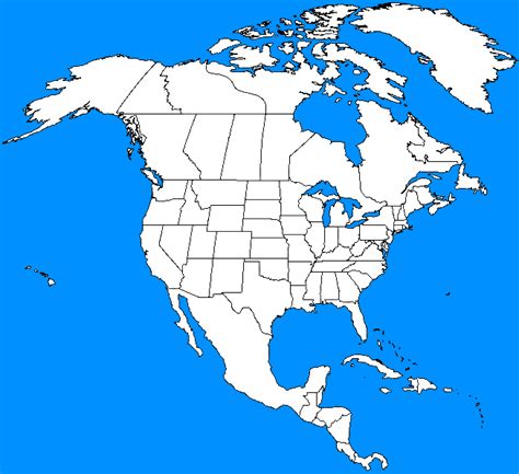 Download Blank Map Of Usa And Canada Free Vector