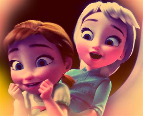 Childhood Days Elsa And Anna Photo 37195284 Fanpop