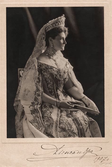 Empress Alexandra Feodorovna Is The Wife Of Emperor Nicholas Ii 1907