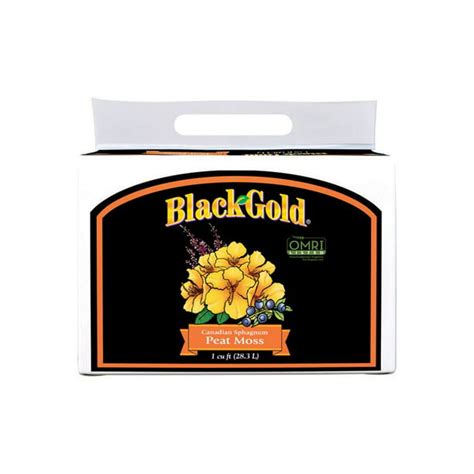 Black Gold Organic Sphagnum Peat Moss 1 Cu Ft