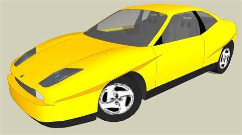 Fiat Coupe 3d Warehouse