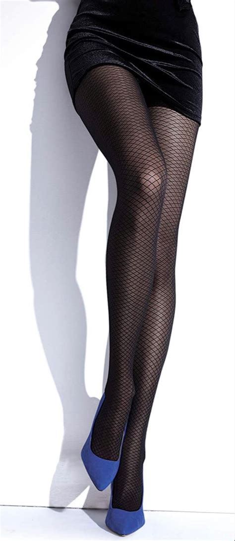 Knittex Kimberley Diamond Patterned Tights In 2021 Fashion Tights