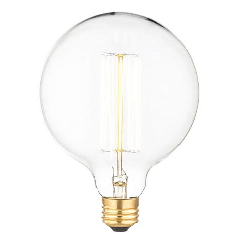Renwil 40 Watt Incandescent G30 Light Bulb 3 Pack Lb005 The Home Depot