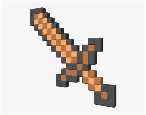 Diamond Sword Pixel Art Minecraft