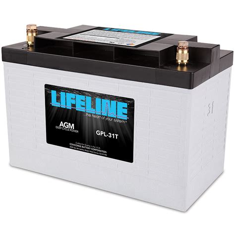 Lifeline Agm Gpl 31t 12v105ah Deep Cycle Battery