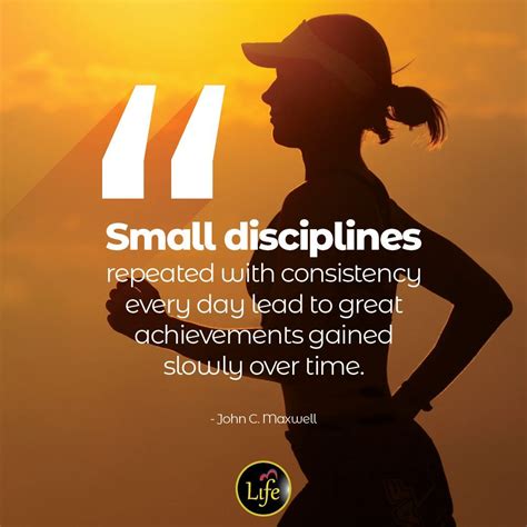 Discipline Paired With Consistency Leads To Great Achievements Quote