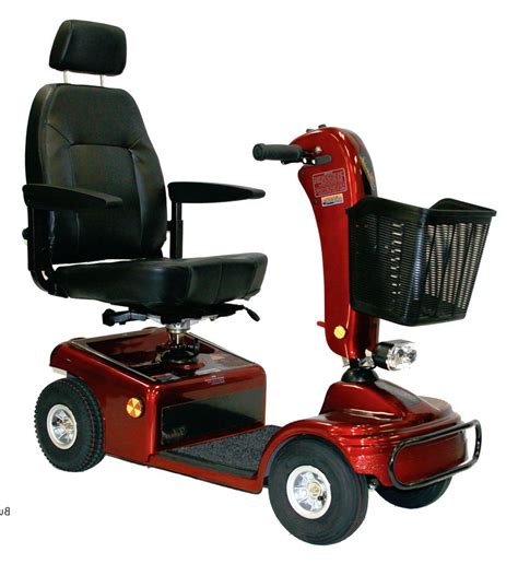 Red Shoprider Sunrunner 4 Wheel Mobility Scooter 300