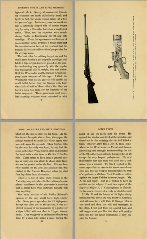 Sporting Rifles And Rifle Shooting Rare Gun Book 328 Pages Etsy