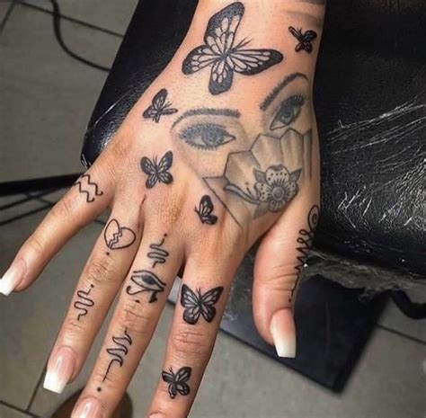pin by exclusive j🌬 on t a t t o o s simple hand tattoos small finger tattoos small hand tattoos