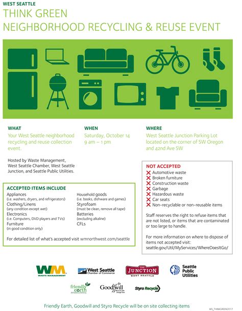 Enter auction get text alerts. West Seattle neighborhood recycling and reuse collection ...