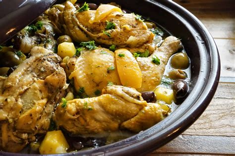 Heat a splash of oil in a heavy bottomed pan or tagine and add the onion, garlic, ras el hanout and cinnamon stick 2 once the onions are soft but not coloured, stir in the harissa paste and cook for one minute. Moroccan Preserved Lemon Chicken Tagine | Chef Rachida