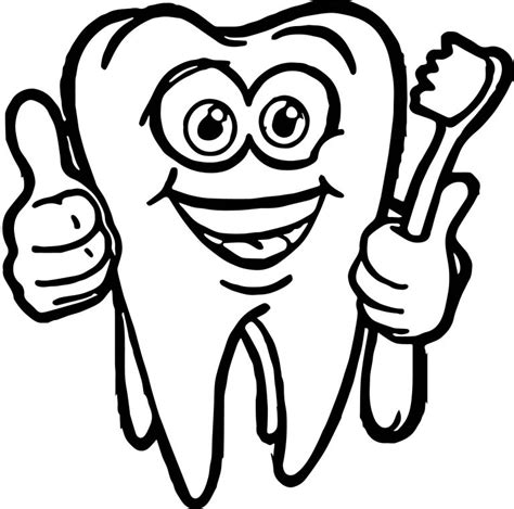 Over 6000 great free printable color pages. Dental Cartoon Super Tooth And Brush Coloring Page ...