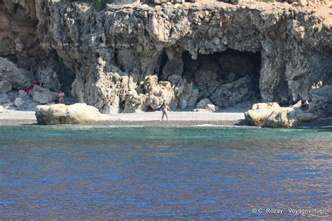 Naturist Beach Around Agia Roumeli Crete Greece