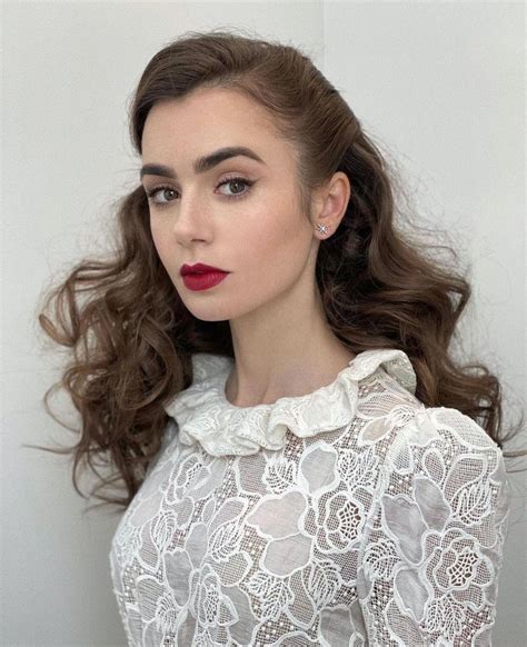 How Lily Collins Makeup Artist Creates Her Timeless Beauty Look Lily