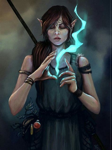 Pin By Sarah Watkins On Characters Female Elf Dungeons And Dragons