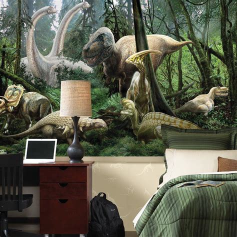 Brynn Dinosaurs Wall Mural Dinosaur Bedroom Dinosaur Theme Bedroom