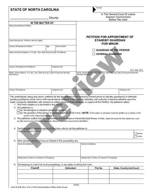 Appointment Of Temporary Guardian For Minor Child Us Legal Forms