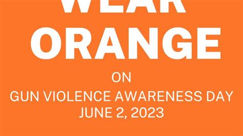 city of roanoke asking residents to wearorange for national gun violence awareness day
