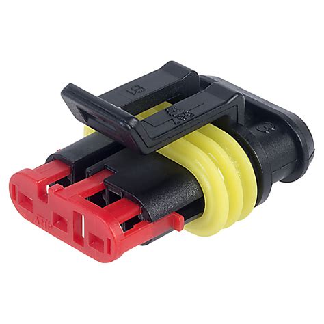 Te Connectivity 282087 1 Amp Superseal 15 Series Ip67 Connector 24v 3p