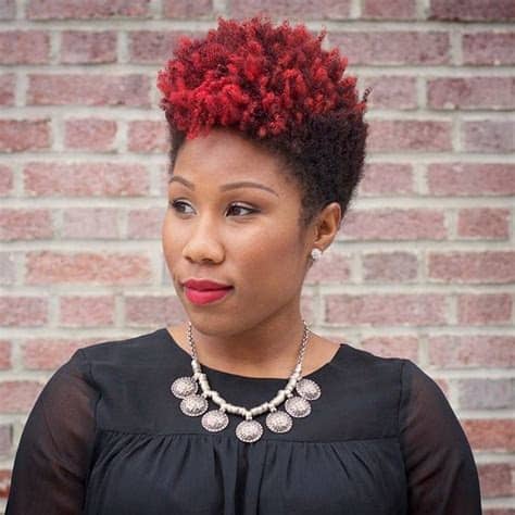 The hairspray on the market at the time made these high glam hairstyles feel stiff and unnatural, but hairsprays have come a long way since. 40 Cute Tapered Natural Hairstyles for Afro Hair