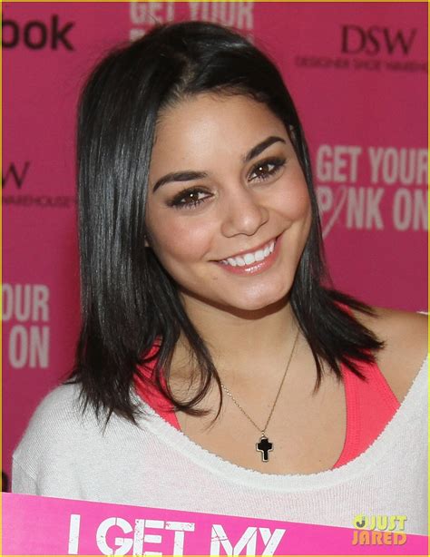 Vanessa Hudgens Gets Her Pink On To Fight Breast Cancer Photo 2740258 Vanessa Hudgens Photos