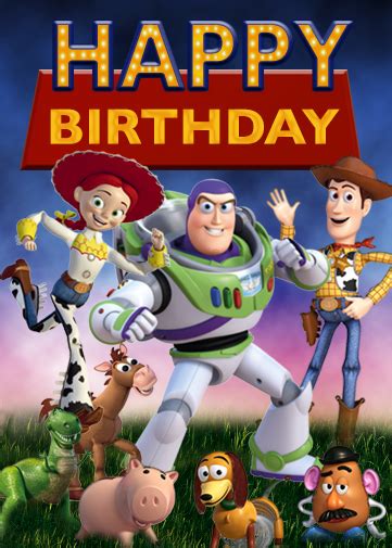 Toy Story Birthday Cards Printable And Free
