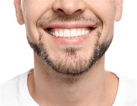 Young Man With Beautiful Smile On White Background Teeth Whiten