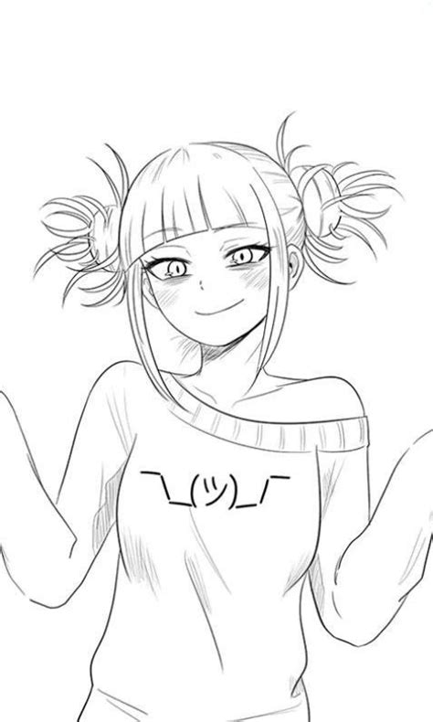 Cute My Hero Academia Coloring Pages Toga Colorear An Vrogue Co