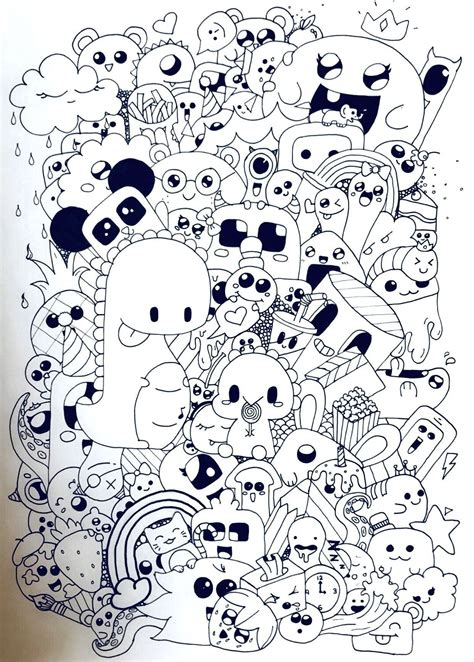Doodle Art Creative Easy Cool Drawings Canvas Point