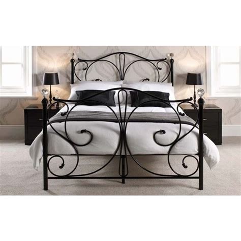 Updated october 31, 2018 by joseph perry. Rothesay Queen Size Metal Bed Frame in Black | Buy Queen ...
