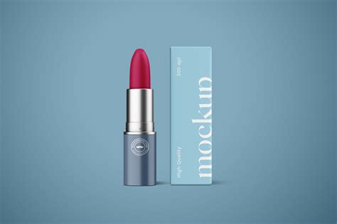 Artstation Lipstick Box Mockup Artworks