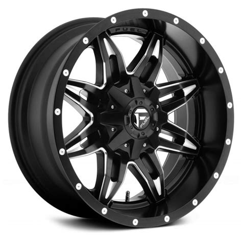 Fuel® D567 Lethal 1pc Wheels Matte Black With Milled Accents Rims