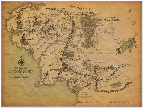Maps Of The Hobbit Champion
