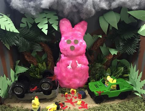The School I Taught At Had A Yearly Peeps Diorama Contest Each Diorama