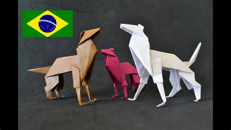 Origami Cachorro Instruções Em Português Pt Br Youtube