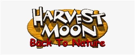 Harvest Moon Back To Nature Png Harvest Moon Game Logo Png Image