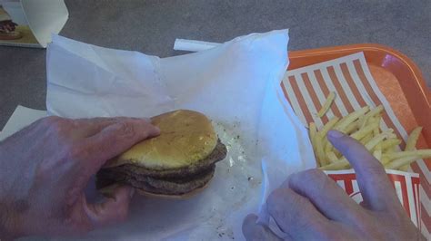 Eating A Triple Meat Whataburger Columbus Texas Youtube