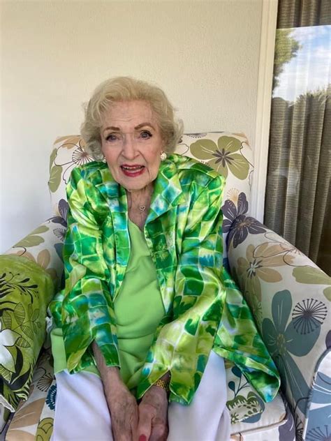 One Of The Last Photos Of Betty White Taken On 122021 Courtesy Of