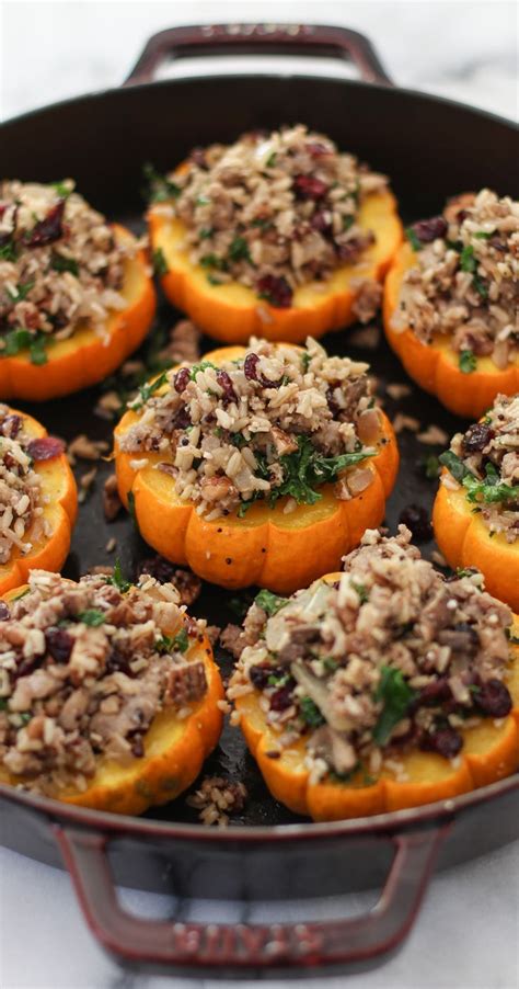 Delicious Stuffed Mini Pumpkin Recipes Thanksgiving Side Dish