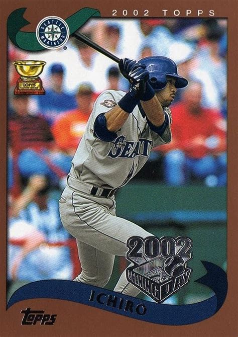 2002 Topps Opening Day Baseball 51 Ichiro At Amazons Sports