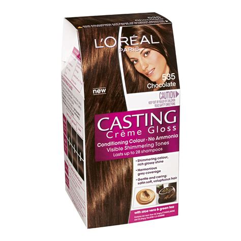 The price is € 9. Buy Casting Crème Gloss 535 Chocolate 1 Pack by L'oréal ...