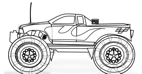 Monster Truck Colouring Pages Barry Morrises Coloring Pages Vrogue