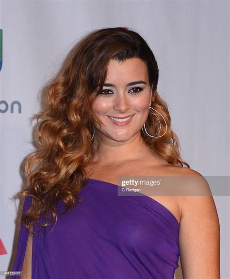 Actress Cote De Pablo Poses Backstage During The 14th Annual Latin
