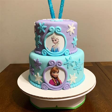 Frozen Elsa And Anna Cake Frozen Birthday Cake Anna Cake Elsa